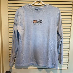 Life Is Good Shirt Bed & Breakfast Blue